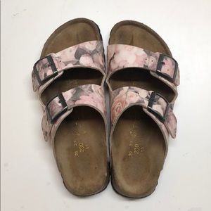 Birkenstock Papillio floral print Arizona sandals